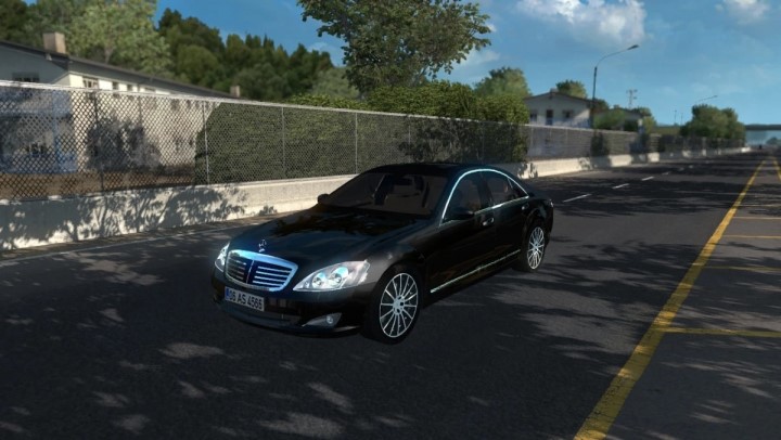 ETS2 – Mercedes-Benz S350 W221 2009 Model Araba Yaması (1.40.x)
