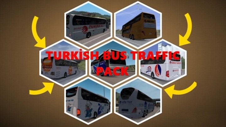 ETS2 – Türk İşi Otobüs Trafik Paketi (1.40.x)