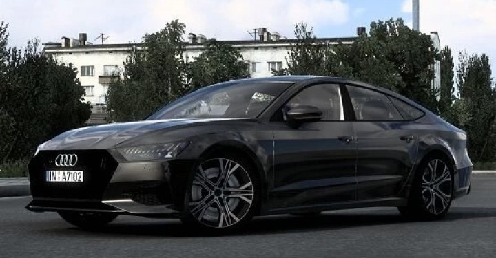 ETS2 – Audi A7 Sportback 2018 Model Araba Yaması V2.0 (1.40.x)