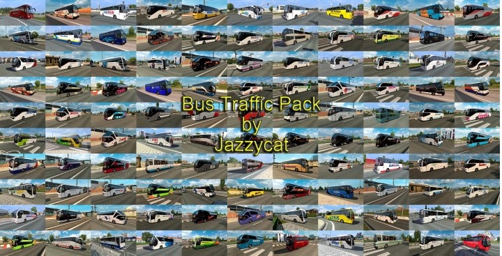 ETS2 – Otobüs Trafik Paketi V11.7 (1.40.x)
