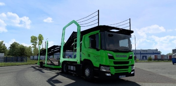 ETS2 – Scania P Araç Taşıyıcı V6.0 (1.40.x)