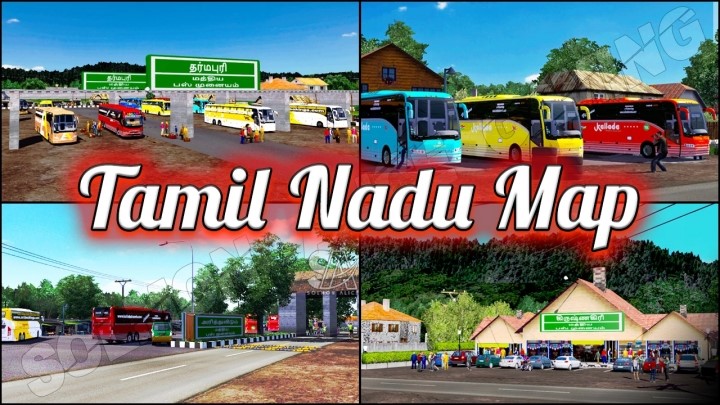 ETS2 – Tamil Nadu Haritası (1.36-1.40)