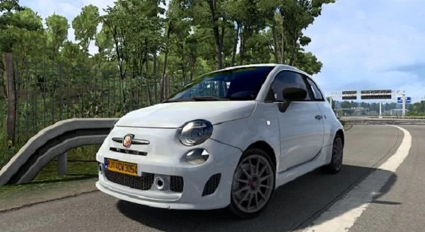 ETS2 – Fiat Abarth 500 Araba Yaması V2.0 (1.41.x)