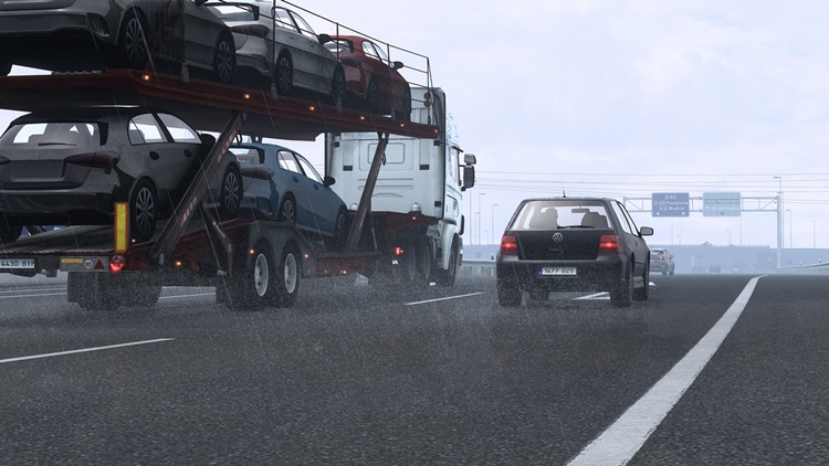 ETS2 – Gerçekçi Yağmur ve Gök Gürültüsü Modu İndir 1.57