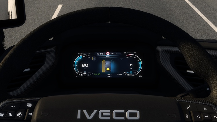 ETS2 Iweco S-Way Gelişmiş Gösterge Paneli Modu İndir 1.58.x